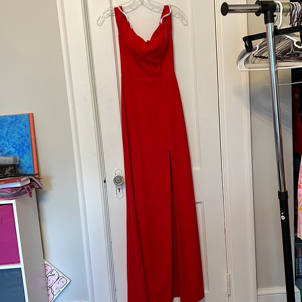 Red dress